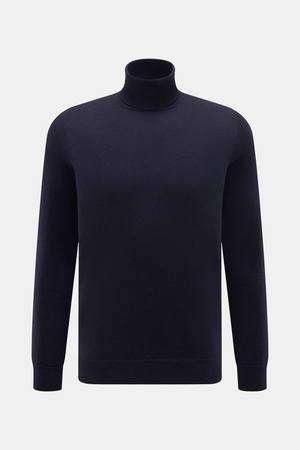 Von Braun  - Herren - Cashmere Rollkragenpullover navy