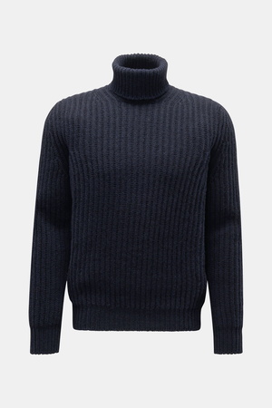 Von Braun  - Herren - Cashmere Rollkragenpullover navy