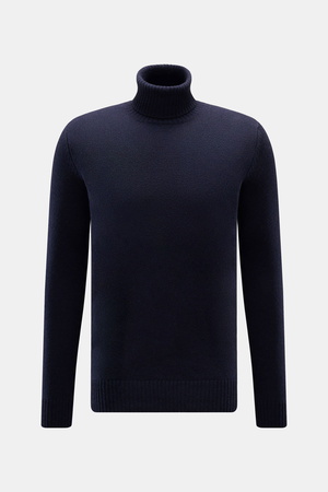 Von Braun  - Herren - Cashmere Rollkragenpullover navy