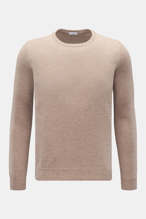 Von Braun  - Herren - Cashmere Rundhalspullover beige