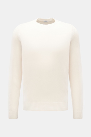 Von Braun  - Herren - Cashmere Rundhalspullover creme