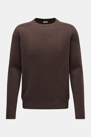 Von Braun  - Herren - Cashmere Rundhalspullover graubraun