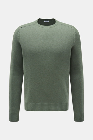 Von Braun  - Herren - Cashmere Rundhalspullover graugrün