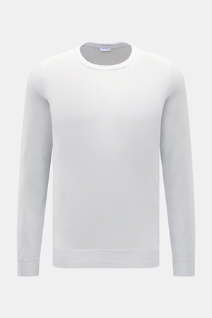 Von Braun  - Herren - Cashmere Rundhalspullover hellgrau