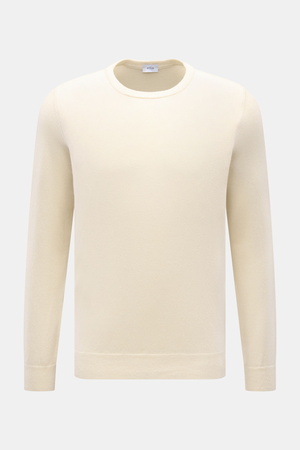 Von Braun  - Herren - Cashmere Rundhalspullover offwhite