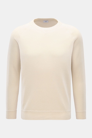 Von Braun  - Herren - Cashmere Rundhalspullover offwhite