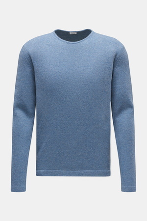 Von Braun  - Herren - Cashmere Rundhalspullover rauchblau
