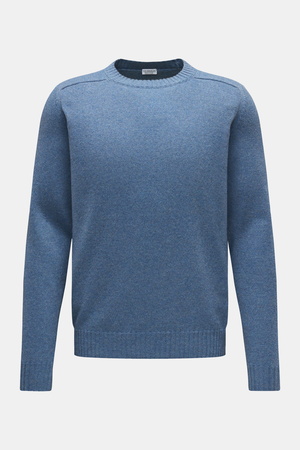Von Braun  - Herren - Cashmere Rundhalspullover rauchblau