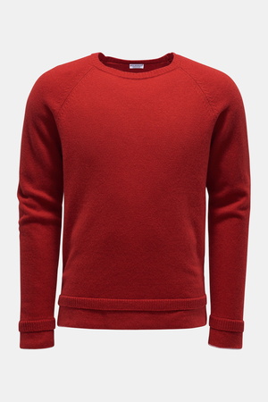 Von Braun  - Herren - Cashmere Rundhalspullover rot