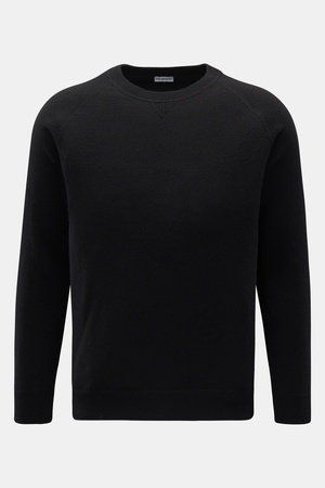 Von Braun  - Herren - Cashmere Rundhalspullover schwarz