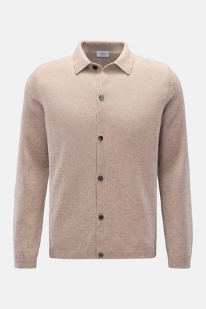 Von Braun  - Herren - Cashmere Strickhemd beige