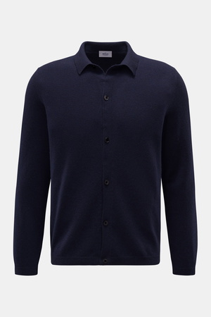 Von Braun  - Herren - Cashmere Strickhemd navy