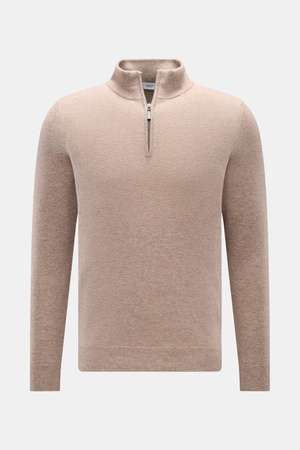 Von Braun  - Herren - Cashmere Troyer beige meliert