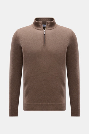 Von Braun  - Herren - Cashmere Troyer braun meliert