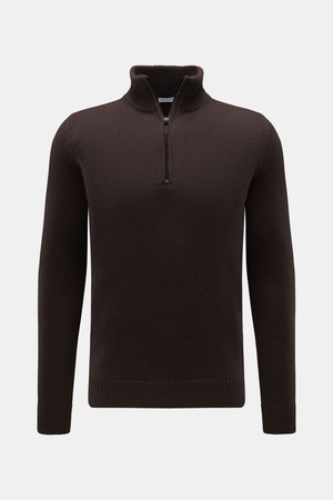 Von Braun  - Herren - Cashmere Troyer dunkelbraun