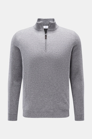 Von Braun  - Herren - Cashmere Troyer grau meliert