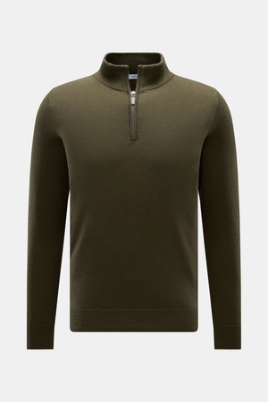 Von Braun  - Herren - Cashmere Troyer oliv