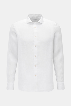 Von Braun  - Herren - Casual Hemd Haifisch-Kragen weiß