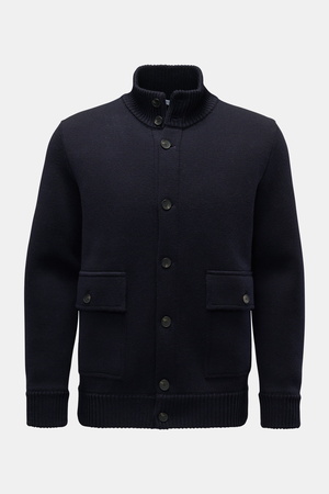 Von Braun  - Herren - Merino Cardigan dark navy