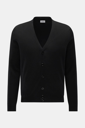 Von Braun  - Herren - Merino Cardigan schwarz