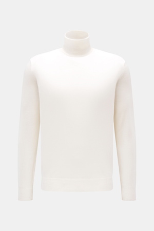 Von Braun  - Herren - Merino Rollkragenpullover offwhite