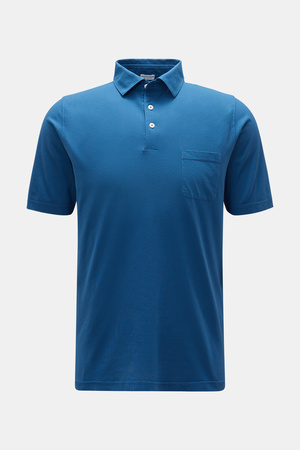 Von Braun  - Herren - Poloshirt blau grau
