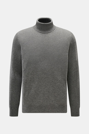 Von Braun  - Herren - Rollkragenpullover grau