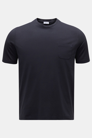 Von Braun  - Herren - Rundhals-T-Shirt dark navy grau