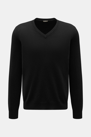 Von Braun  - Herren - V-Neck Pullover schwarz