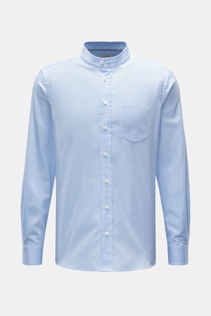 Weber + Weber Weber+Weber - Herren - Oxfordhemd 'Vintage Oxford Collar Shirt' Grandad-Kragen hellblau