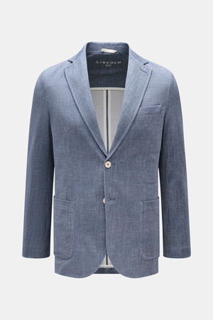 Circolo 1901  - Herren - Jersey-Sakko rauchblau/weiß gemustert