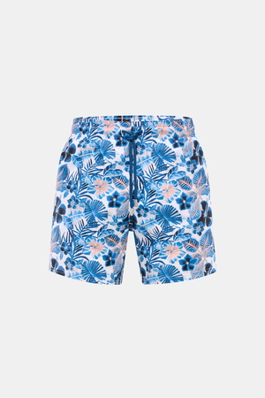 Vilebrequin  - Herren - Badeshorts 'Moorise' dunkelblau/weiß gemustert