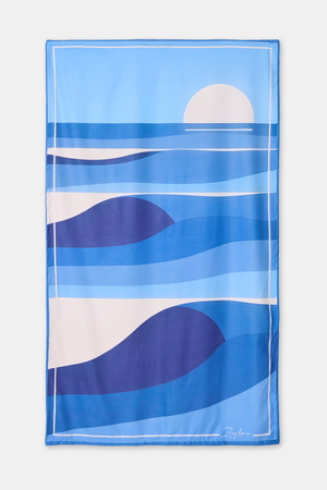 Zeybra Portofino 1962  - Herren - Strandtuch blau/weiß gemustert