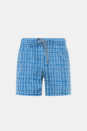 Zeybra Portofino 1962  - Herren - Badeshorts blau/weiß gemustert