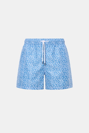 Fedeli  - Herren - Badeshorts 'Madeira Airstop' blau/weiß gemustert