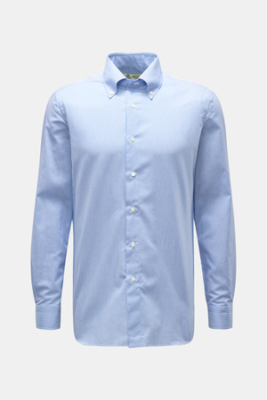 Borrelli  - Herren - Casual Hemd 'Gable' Button-Down-Kragen blau/weiß gestreift