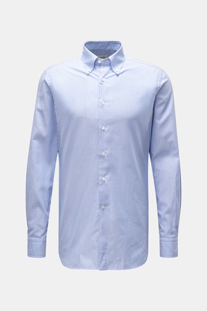 Gherardi  - Herren - Casual Hemd Button-Down-Kragen blau/weiß gestreift