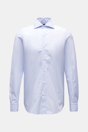 Finamore  - Herren - Business Hemd 'Napoli Eduardo' Haifisch-Kragen blau/weiß gestreift