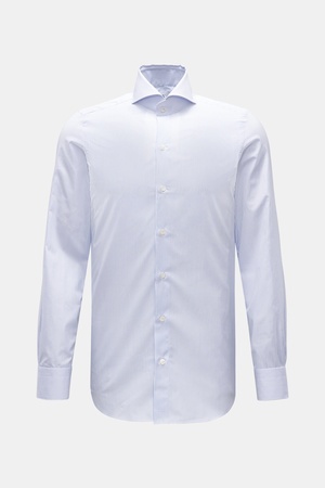 Finamore  - Herren - Business Hemd 'Sergio Milano' Haifisch-Kragen blau/weiß gestreift
