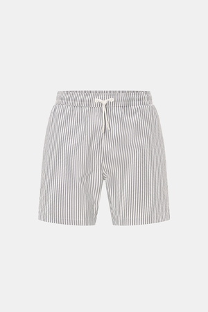 04651 / A trip in a bag - Herren - Badeshorts navy/weiß gestreift