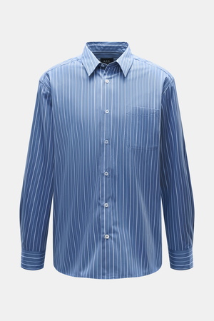 A.P.C.  - Herren - Casual Hemd 'Malo' Kent-Kragen rauchblau/weiß gestreift