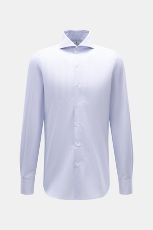 Finamore  - Herren - Business Hemd 'Sergio Napoli' Haifisch-Kragen blau/weiß gestreift