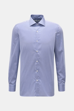 Borrelli  - Herren - Business Hemd 'Luciano' Haifisch-Kragen navy/weiß gestreift