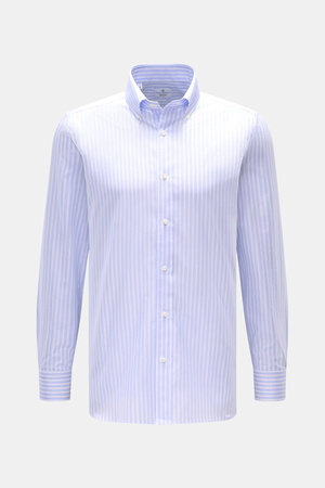 Giampaolo  - Herren - Oxford-Hemd Button-Down-Kragen pastellblau/weiß gestreift