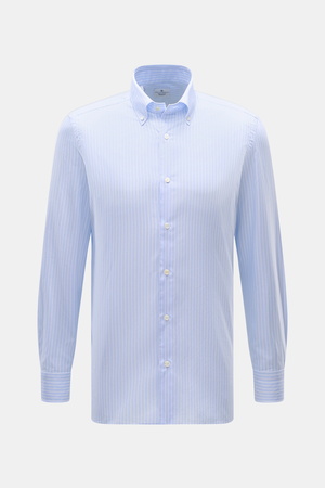 Giampaolo  - Herren - Oxford-Hemd Button-Down-Kragen hellblau/weiß gestreift