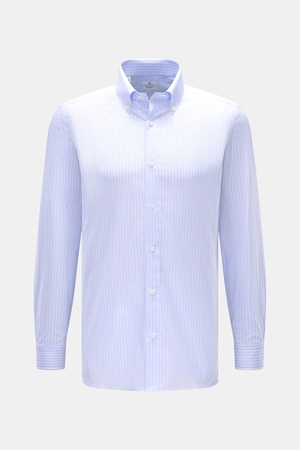 Giampaolo  - Herren - Oxford-Hemd Button-Down-Kragen hellblau/weiß gestreift