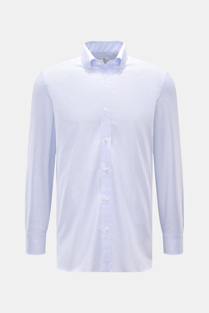 Giampaolo  - Herren - Oxford-Hemd Button-Down-Kragen hellblau/weiß gestreift