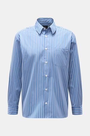 A.P.C.  - Herren - Casual Hemd Kent-Kragen graublau/schwarz/weiß gestreift