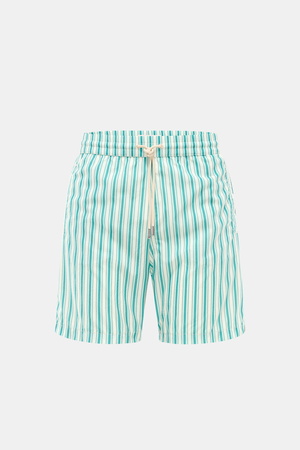 Jacob Cohën Jacob Cohen - Herren - Badeshorts türkis/weiß gestreift