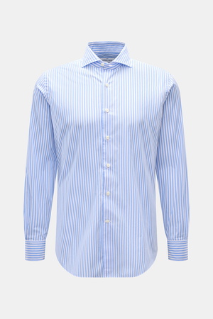 Gherardi  - Herren - Casual Hemd Haifisch-Kragen blau/weiß gestreift